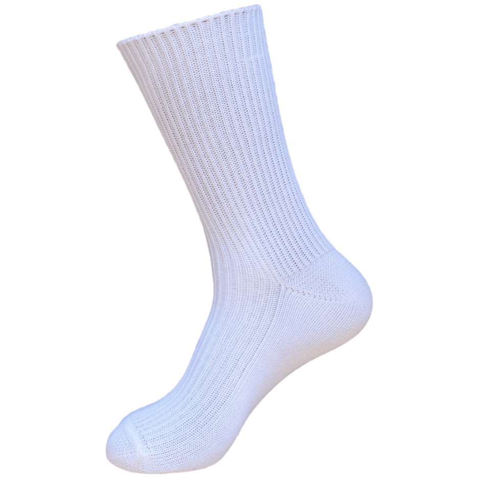 Australian made Elly white cotton fine knit dress loose top sock
