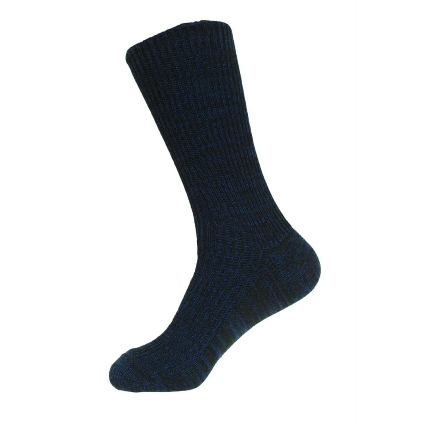 Australian made Otto medium ribbed merino wool loose top sock