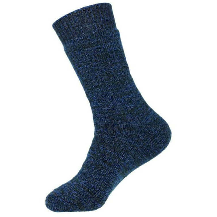 Australian made Max merino wool thick full cushioned loose top sock