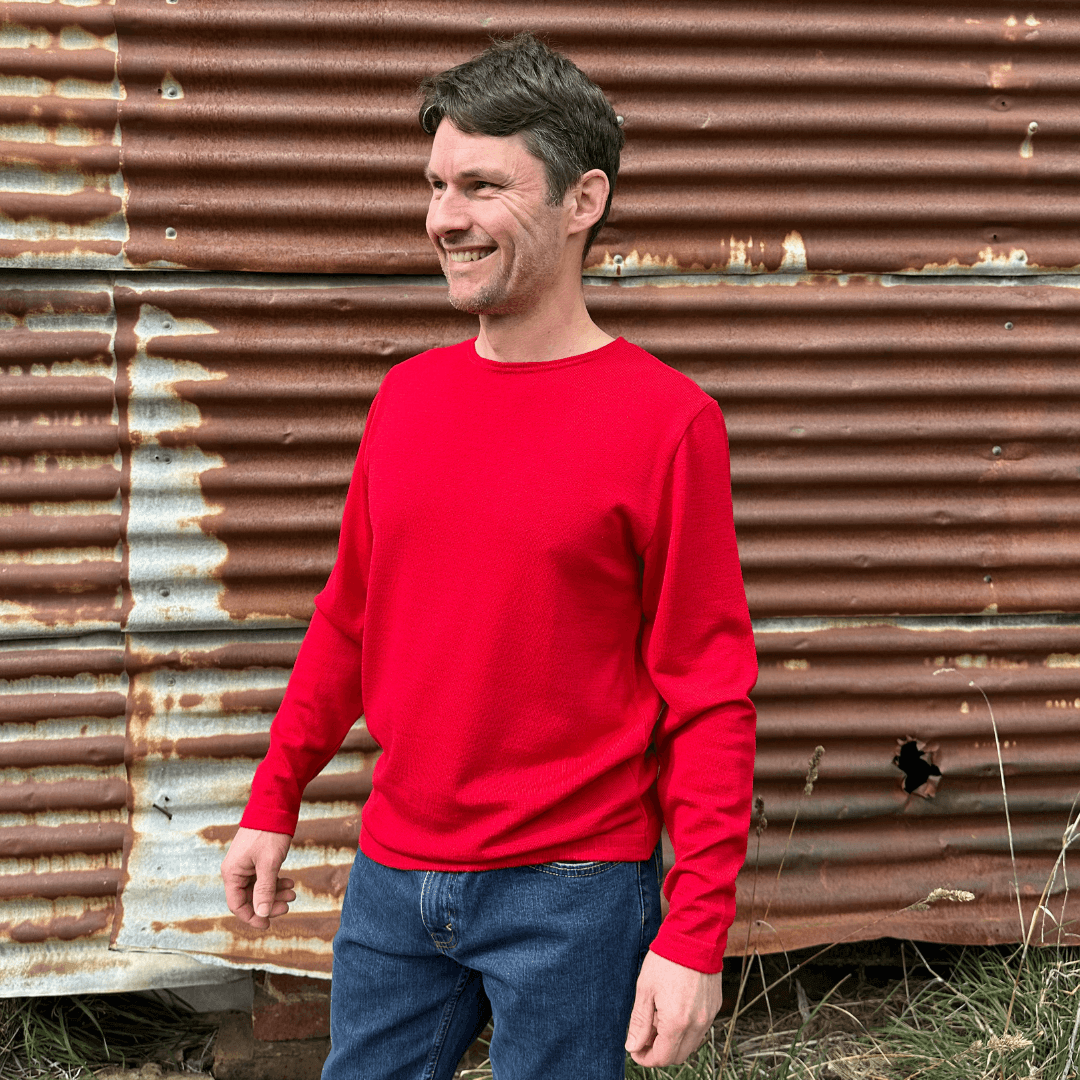 Grazier Merino Wool Long Sleeve Tee
