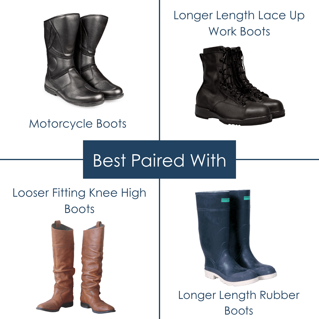 Hermann Thick Knee High Merino Wool Rubber Boot Sock