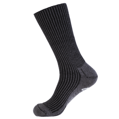 Lerida Luxury Ribbed Merino Wool/Silk Seamless Casual Sock