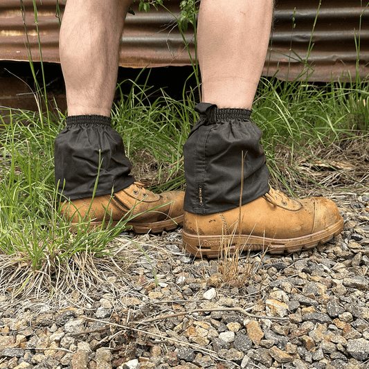 Australian made Driza-Bone oil skin boot guards
