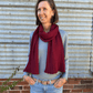 Casuarina Pure Millpost Merino Wool Wide Ribbed Scarf