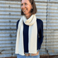 Danthonia Pure Millpost Merino Wool Cable Knit Scarf