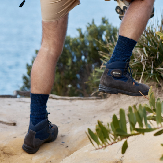 Max Loose Top Thick Merino Wool Hiking and Work Sock