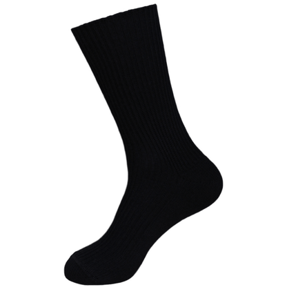 Australian made Elly black cotton fine knit dress loose top sock