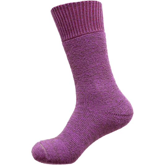  Australian made Laggan local merino/alpaca/silk thick full cushioned loose top sock