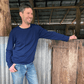 Australian made Grazier merino wool long sleeve tee