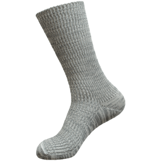 Australian made Taralga merino wool/alpaca/silk medium ribbed merino wool sock