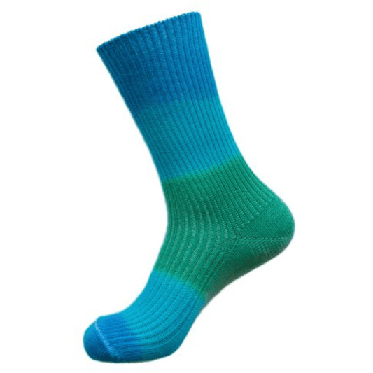 Australian made Kiamma local merino medium ribbed hand dyed sock